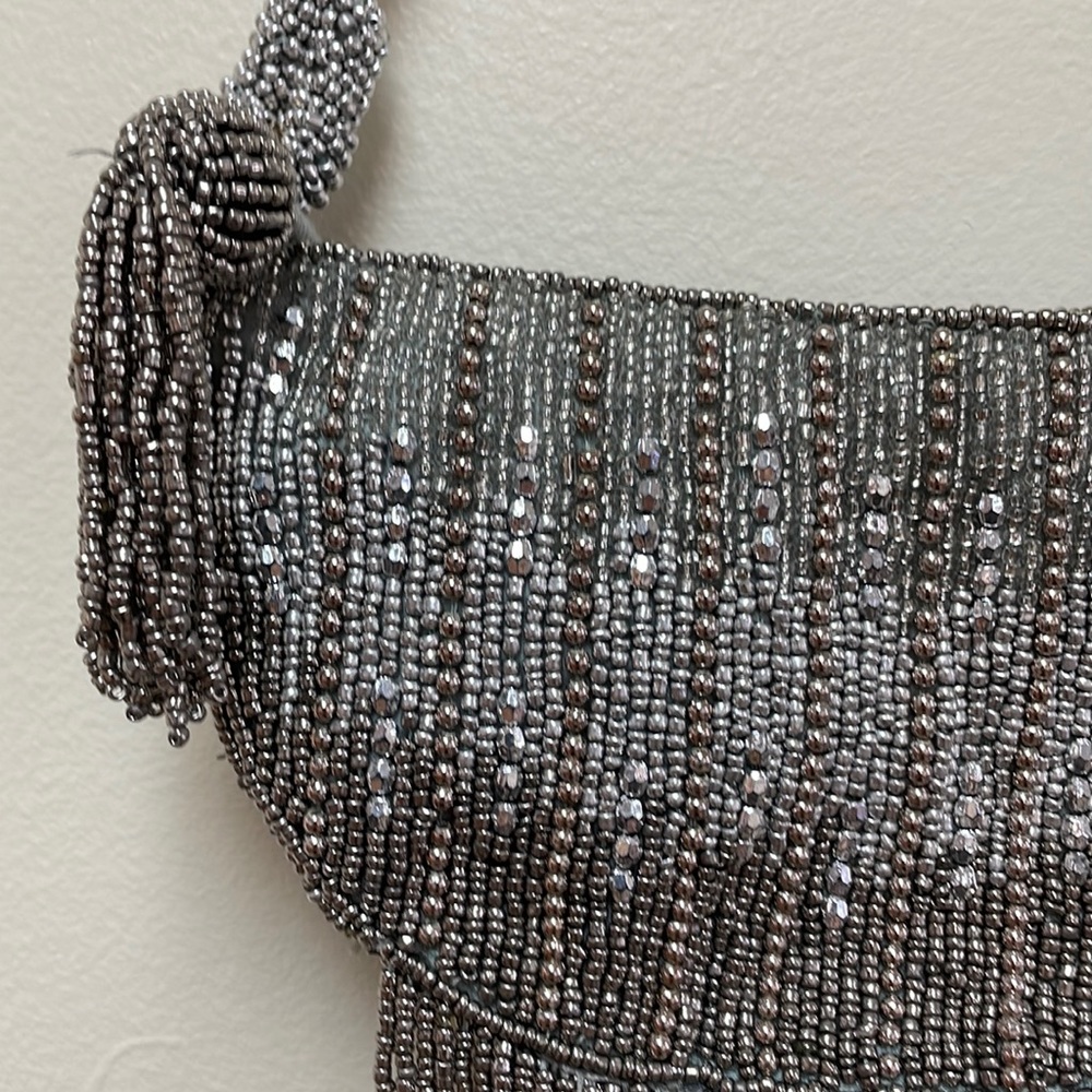 New Anthropologie Mini Half Moon Beaded Shoulder Bag!!🔥🔥🔥 - Picture 8 of 16